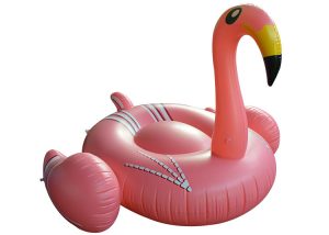 inflatable flamingo